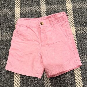 Janie and Jack Pink linen shorts